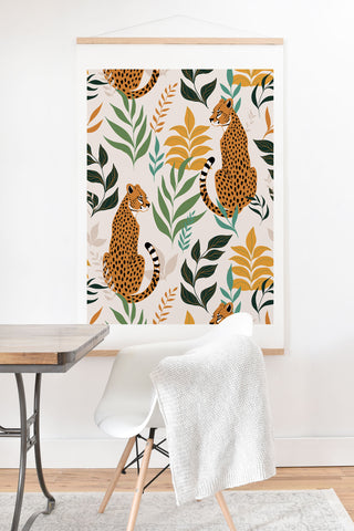 Avenie Cheetah Spring Collection I Art Print And Hanger