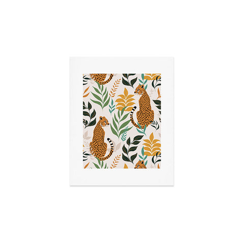 Avenie Cheetah Spring Collection I Art Print
