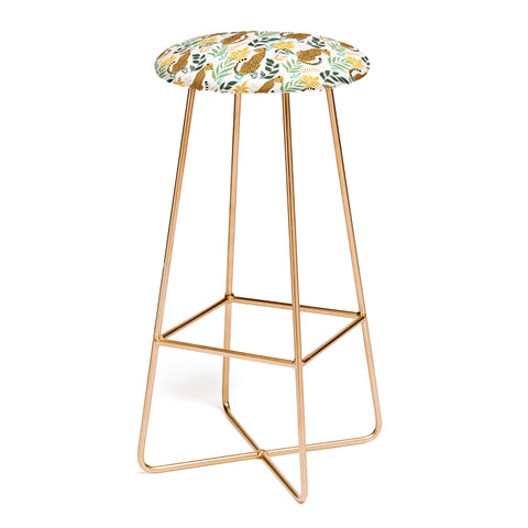 Avenie Cheetah Spring Collection I Bar Stool
