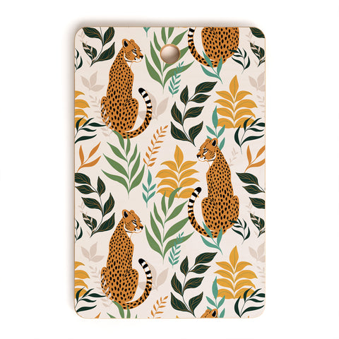 Avenie Cheetah Spring Collection I Cutting Board Rectangle