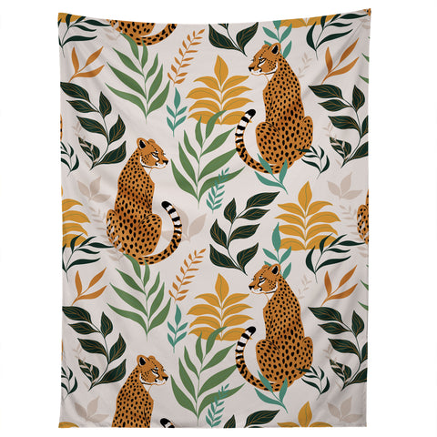 Avenie Cheetah Spring Collection I Tapestry