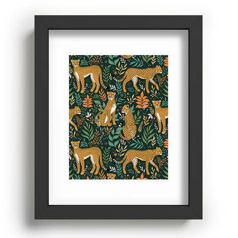 Avenie Cheetah Spring Collection II Recessed Framing Rectangle