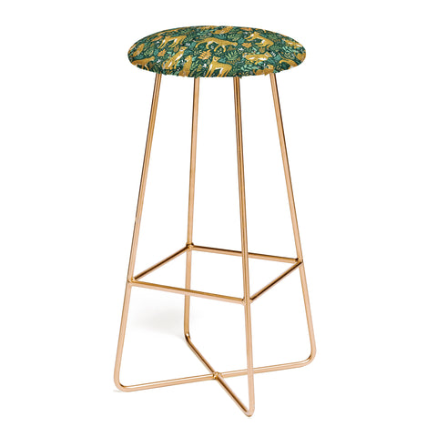 Avenie Cheetah Spring Collection II Bar Stool