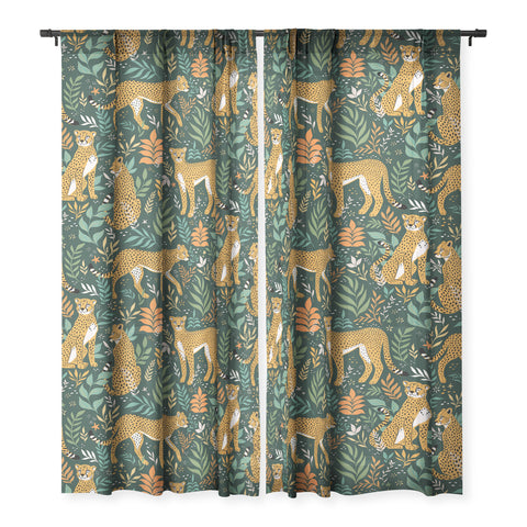 Avenie Cheetah Spring Collection II Sheer Non Repeat