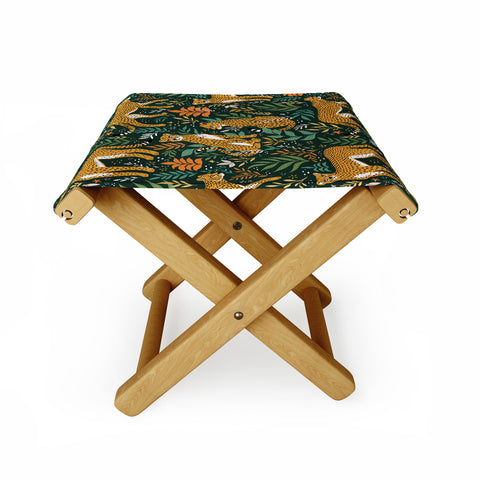 Avenie Cheetah Spring Collection II Folding Stool
