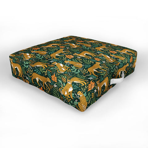 Avenie Cheetah Spring Collection II Outdoor Floor Cushion
