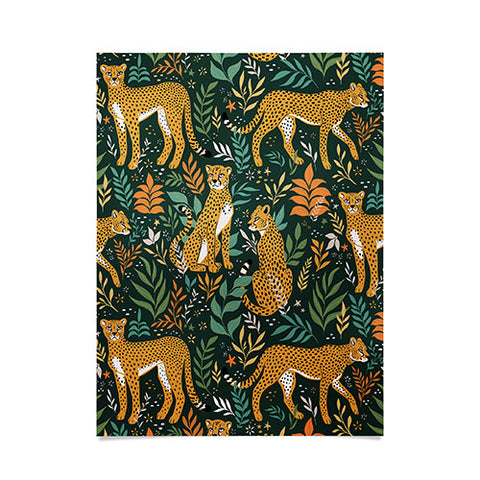 Avenie Cheetah Spring Collection II Poster