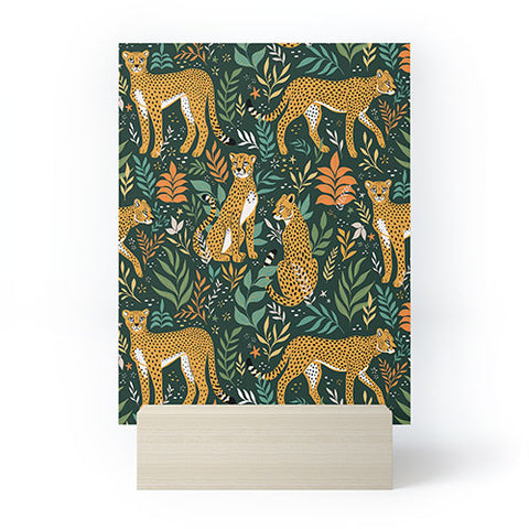 Avenie Cheetah Spring Collection II Mini Art Print