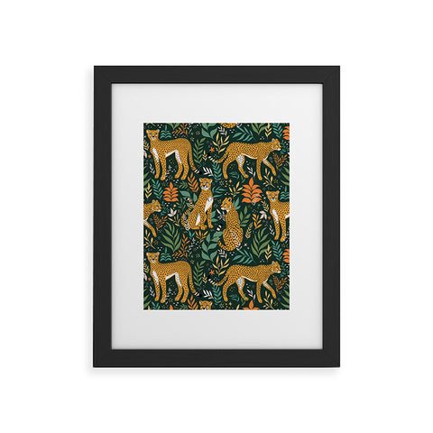Avenie Cheetah Spring Collection II Framed Art Print