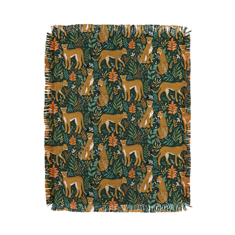 Avenie Cheetah Spring Collection II Throw Blanket