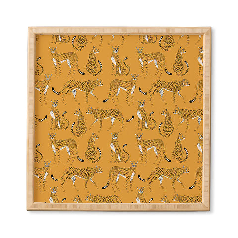 Avenie Cheetah Spring Collection III Framed Wall Art