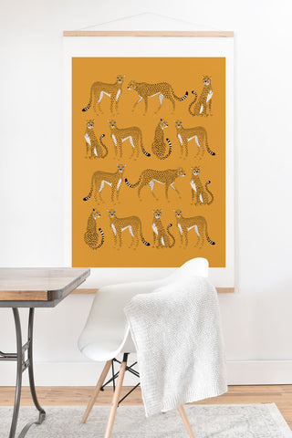 Avenie Cheetah Spring Collection III Art Print And Hanger