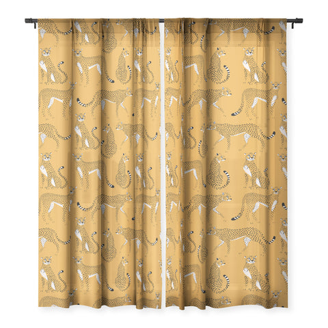 Avenie Cheetah Spring Collection III Sheer Non Repeat