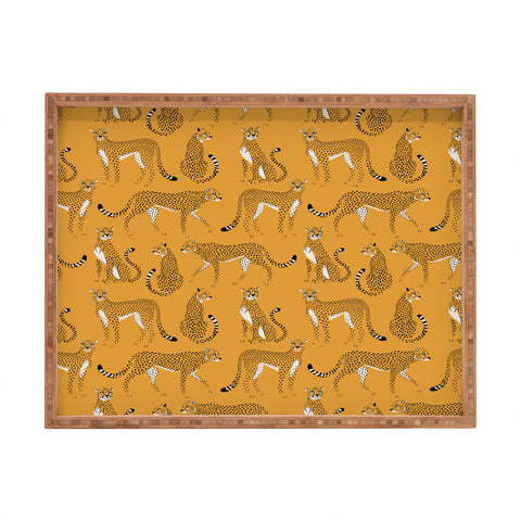 Avenie Cheetah Spring Collection III Rectangular Tray