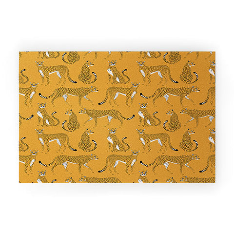 Avenie Cheetah Spring Collection III Welcome Mat