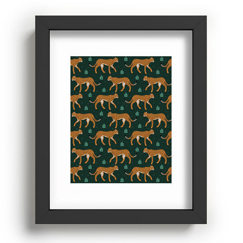 Avenie Cheetah Spring Collection IV Recessed Framing Rectangle