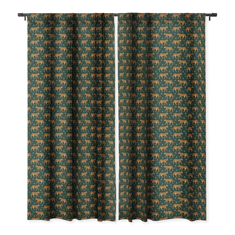 Avenie Cheetah Spring Collection IV Blackout Window Curtain