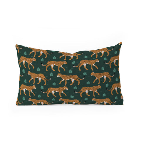 Avenie Cheetah Spring Collection IV Oblong Throw Pillow