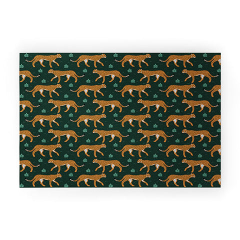 Avenie Cheetah Spring Collection IV Welcome Mat