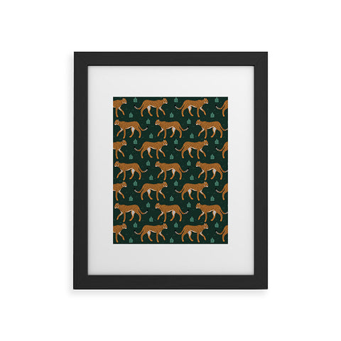 Avenie Cheetah Spring Collection IV Framed Art Print