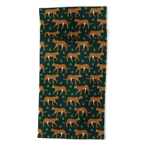 Avenie Cheetah Spring Collection IV Beach Towel