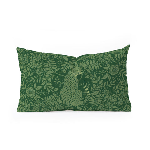 Avenie Cheetah Spring Collection IX Oblong Throw Pillow