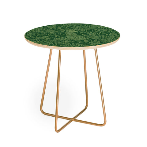 Avenie Cheetah Spring Collection IX Round Side Table