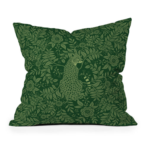 Avenie Cheetah Spring Collection IX Throw Pillow