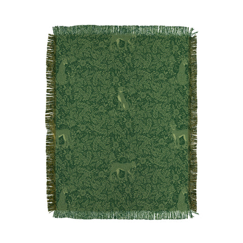 Avenie Cheetah Spring Collection IX Throw Blanket