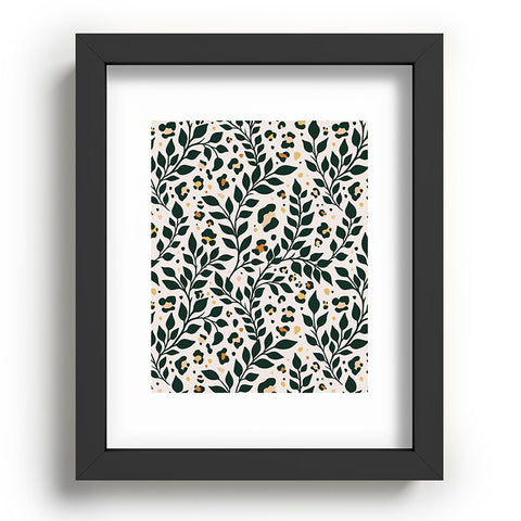 Avenie Cheetah Spring Collection V Recessed Framing Rectangle