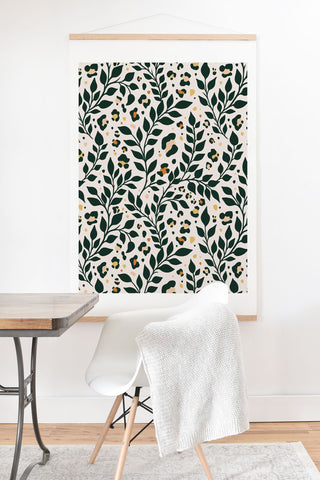 Avenie Cheetah Spring Collection V Art Print And Hanger