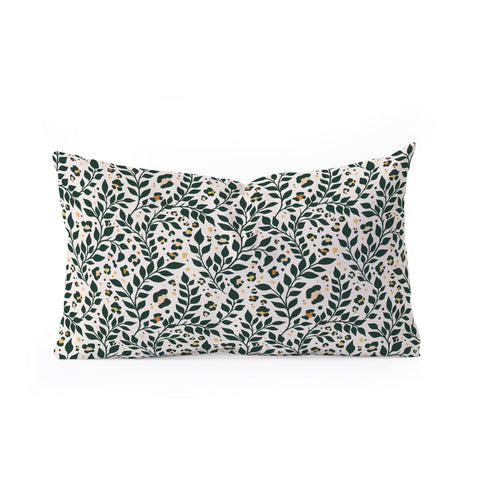 Avenie Cheetah Spring Collection V Oblong Throw Pillow