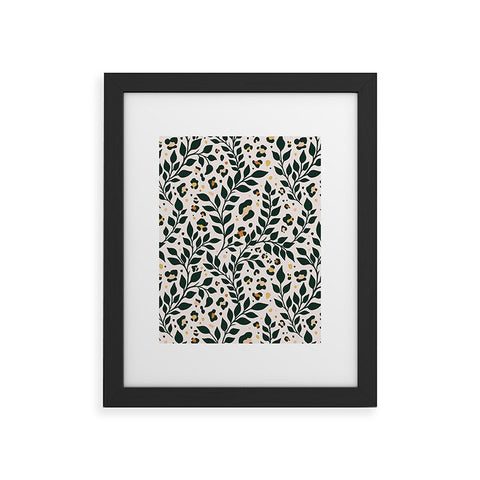 Avenie Cheetah Spring Collection V Framed Art Print