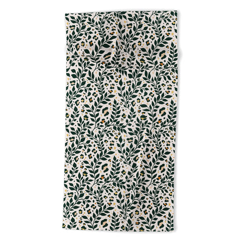 Avenie Cheetah Spring Collection V Beach Towel