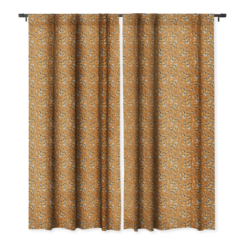 Avenie Cheetah Spring Collection VI Blackout Window Curtain