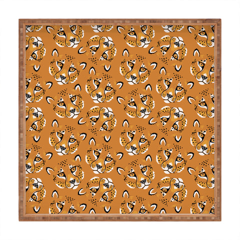 Avenie Cheetah Spring Collection VI Square Tray