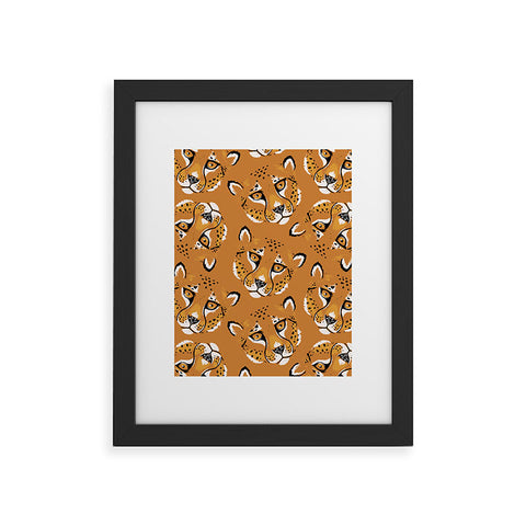 Avenie Cheetah Spring Collection VI Framed Art Print