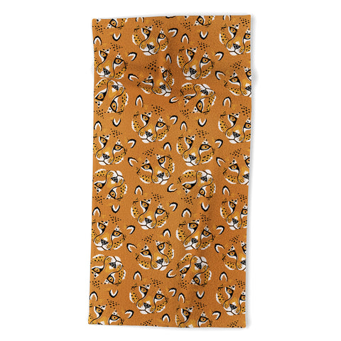 Avenie Cheetah Spring Collection VI Beach Towel
