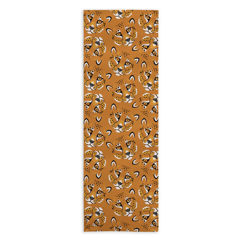 Avenie Cheetah Spring Collection VI Yoga Towel