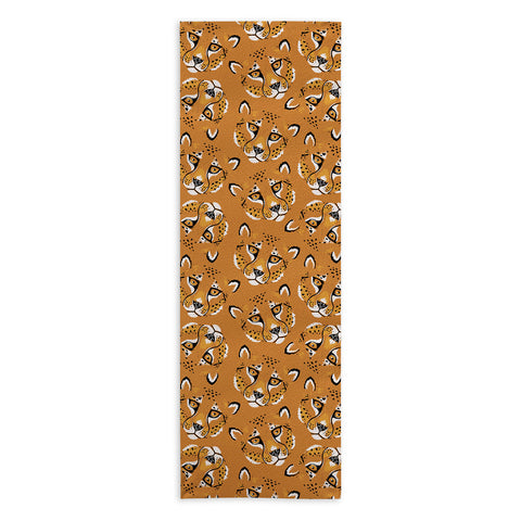 Avenie Cheetah Spring Collection VI Yoga Towel