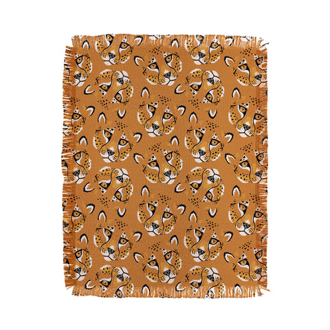Avenie Cheetah Spring Collection VI Throw Blanket