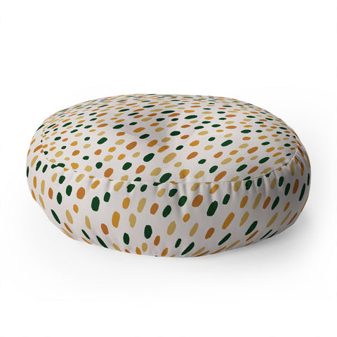 Avenie Cheetah Spring Collection VII Floor Pillow Round