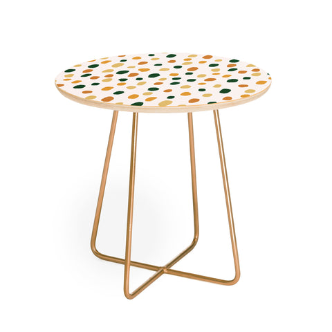 Avenie Cheetah Spring Collection VII Round Side Table