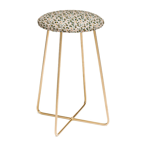 Avenie Cheetah Spring Collection VIII Counter Stool