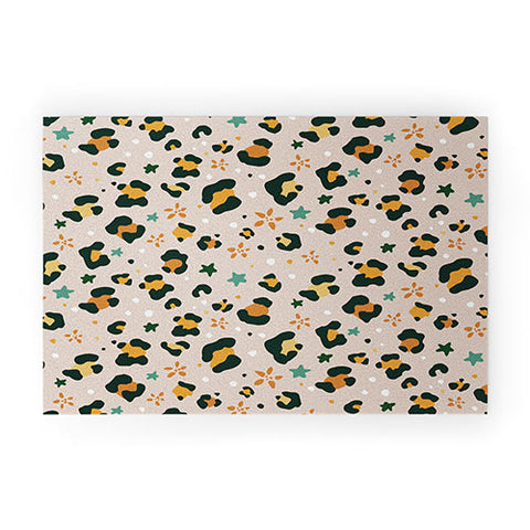 Avenie Cheetah Spring Collection VIII Welcome Mat