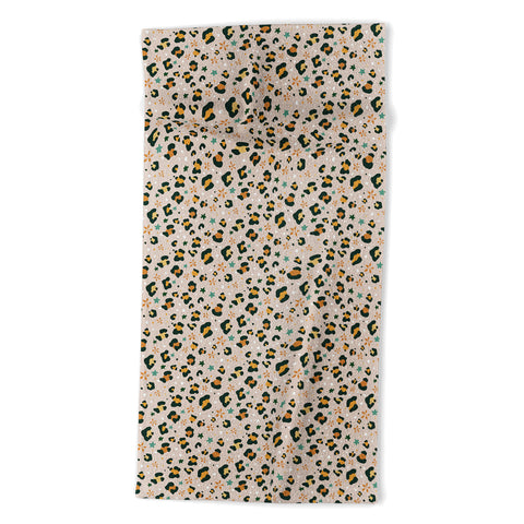 Avenie Cheetah Spring Collection VIII Beach Towel