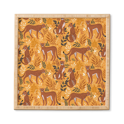 Avenie Cheetah Summer Collection II Framed Wall Art