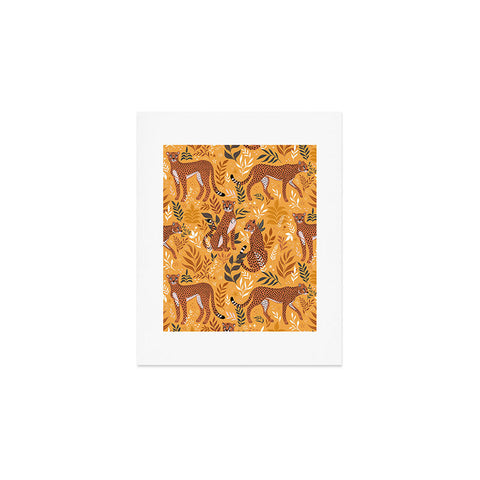 Avenie Cheetah Summer Collection II Art Print