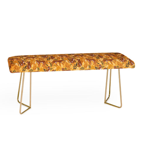 Avenie Cheetah Summer Collection II Bench
