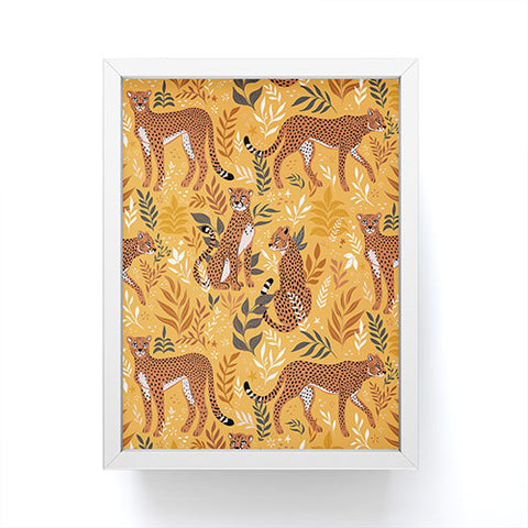 Avenie Cheetah Summer Collection II Framed Mini Art Print